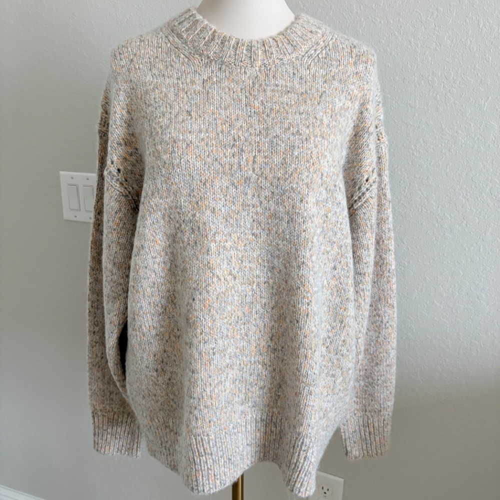 NWT J Crew Relaxed crewneck pullover - Picture 2 of 5